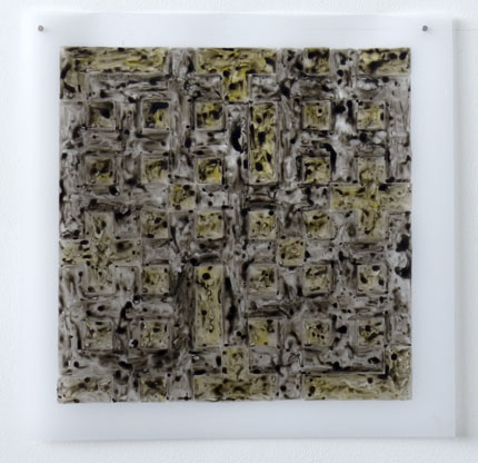 Philip Bradshaw, Ink on film crossword drawing 7, 2014